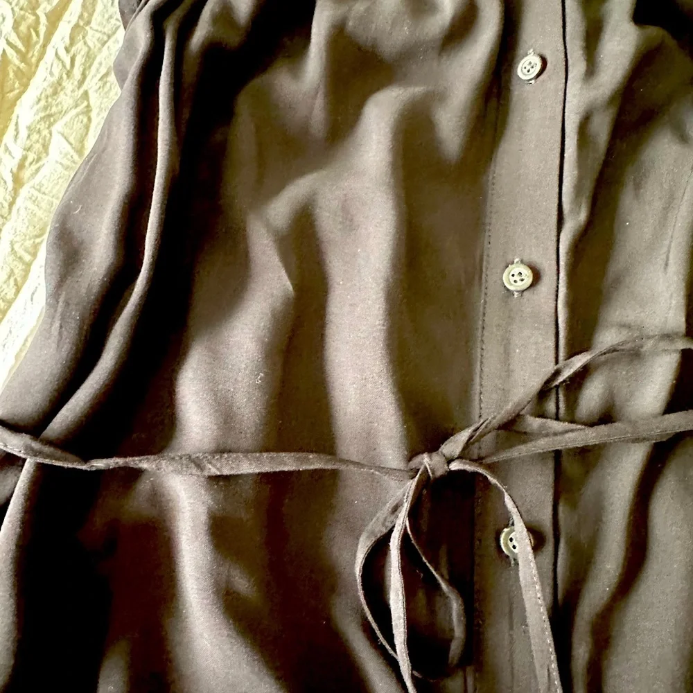 LOFT black summer dress - Size Petite Small - Picture 8 of 9